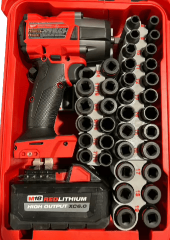JLC Packout Insert for M18 3/8" Mid-Torque + Socket Set (WASH)