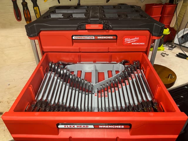 JLC Packout Drawer Insert for Combo Wrenches - SAE (OEW-S D)