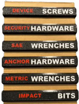 Low Profile Compact Packout Organizer Labels