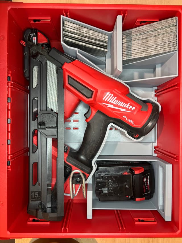 Packout Drawer Insert for 15 Gauge Finish Nailer (MN15 D)