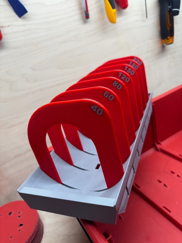 Packout Drawer Insert for 5" Sanding Discs (5SD D)